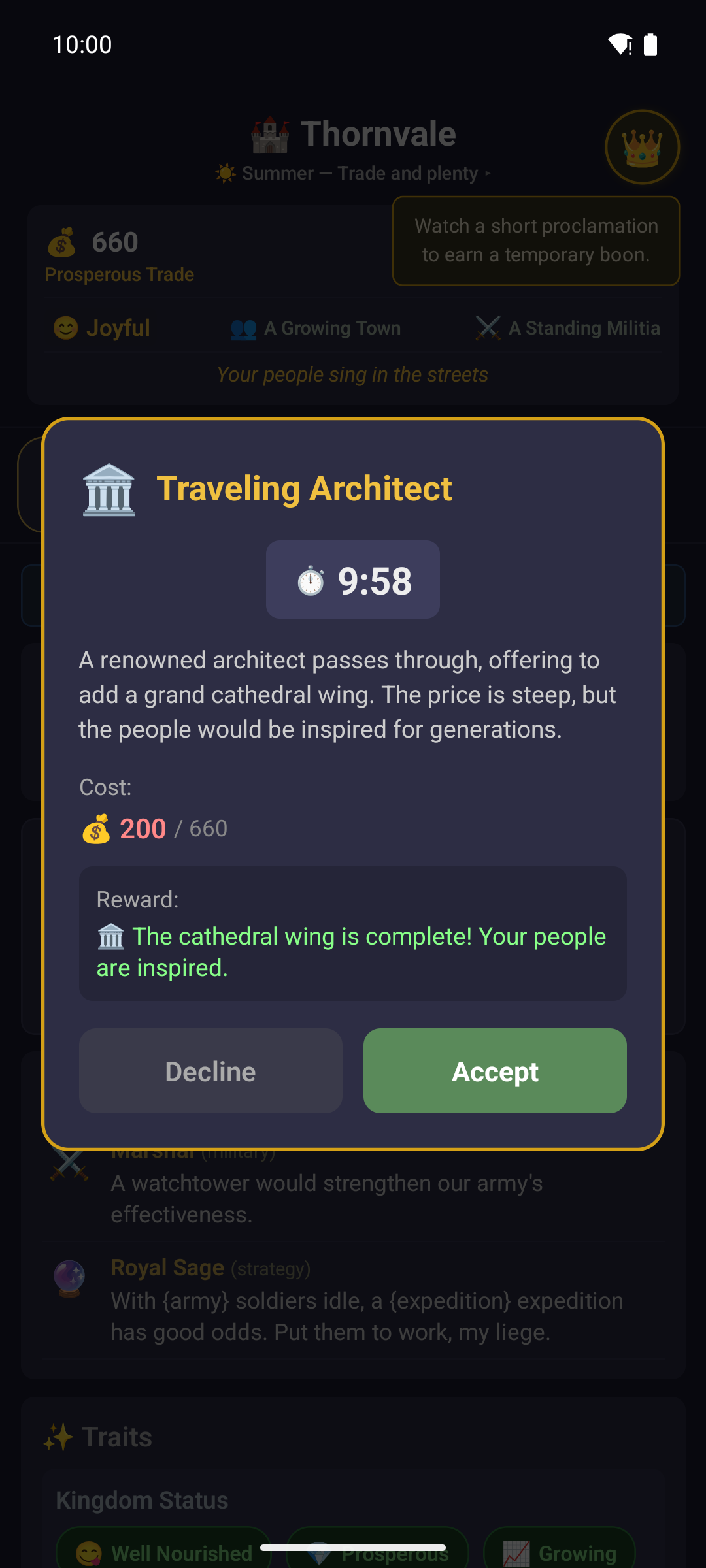 Tiny Kingdom thriving kingdom